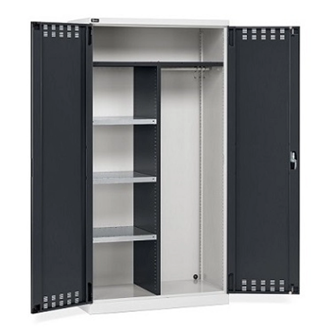 Vendita online Armadio Perfom con porte battenti fessurate e divisorio mm.1023x555x2000H (RIF.1400)